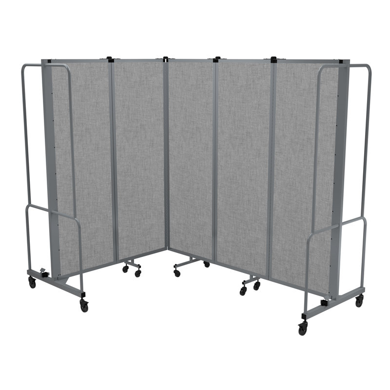 Paravent mobile de qualité supérieure Otis Sound Dampening, structure grise, 9, Gris