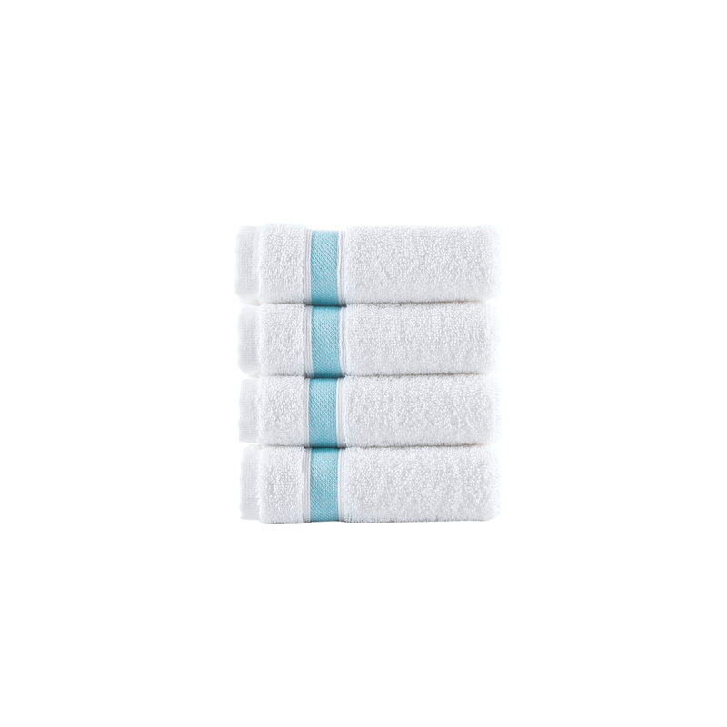 Turkish Cotton Plush Washcloth, Sea Glass