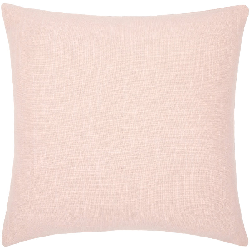 Decatur Embroidered Down Throw Pillow, 22" x 22", Dusty Pink/Pale Blue/Mustard, Down