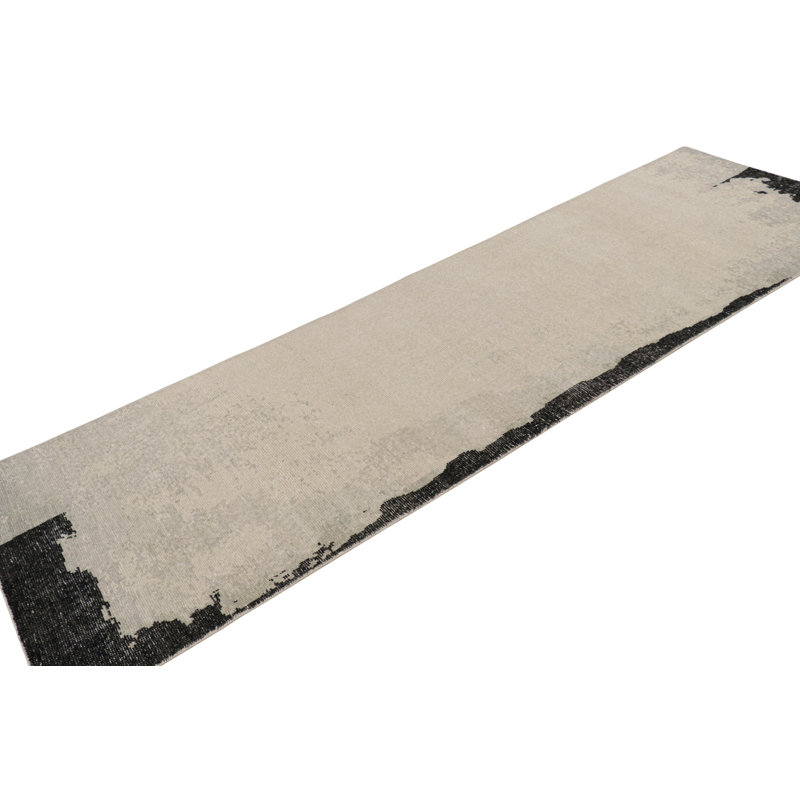 Distressed Homage Abstract Area Rug, Runner 2'6" x 10'
