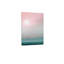 Toile abstraite rose ciel rose 24 po x 18 po