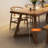American style retro solid wood dining table-747951091