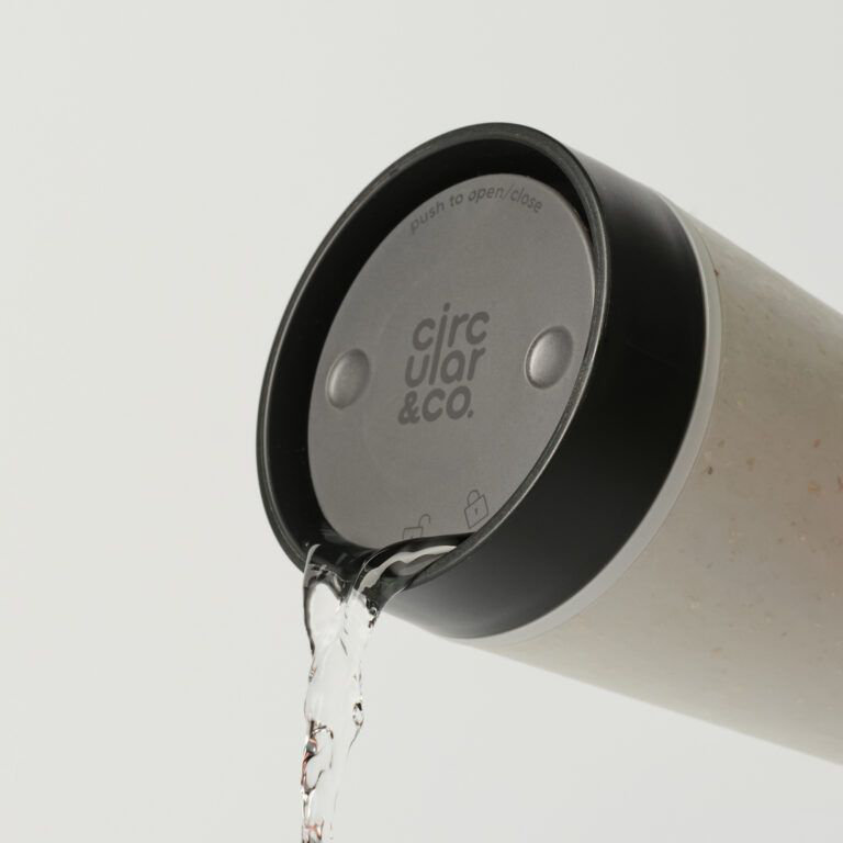 Circular&Co Circular&Co Coffee Cup Made From Paper Cups Recycled Paper Cups & Recycled Polypropylene Travel Mug, 12oz