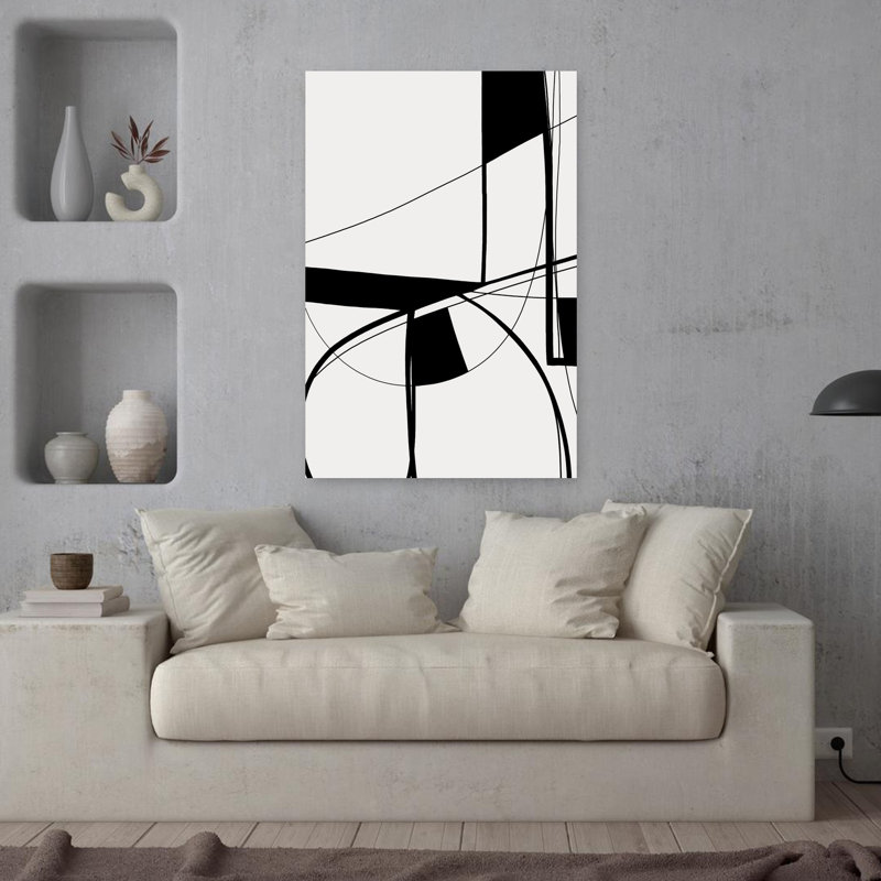Art contemporain, art contemporain abstrait, H 36 po x l 24 po
