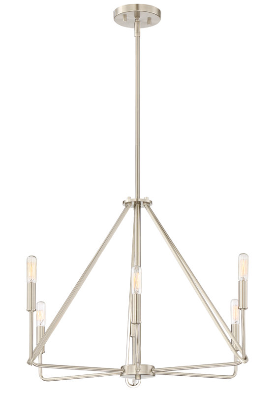 Lustree 6 lumières façon bougie/classique Bellicent