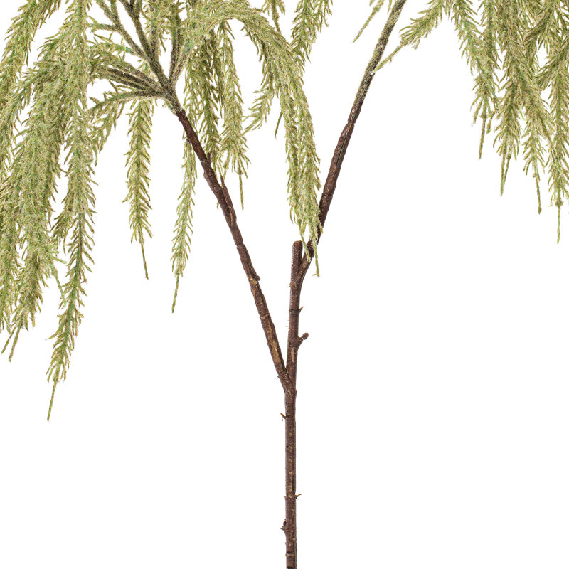 Ensemble de 2 plantes à roseaux artificiels, Vert