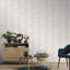Elle Decoration Elle Decor Geometric Triangle Design 3D Embossed Glitter/Shimmer 33' L x 21" W Wallpaper Roll-58314756