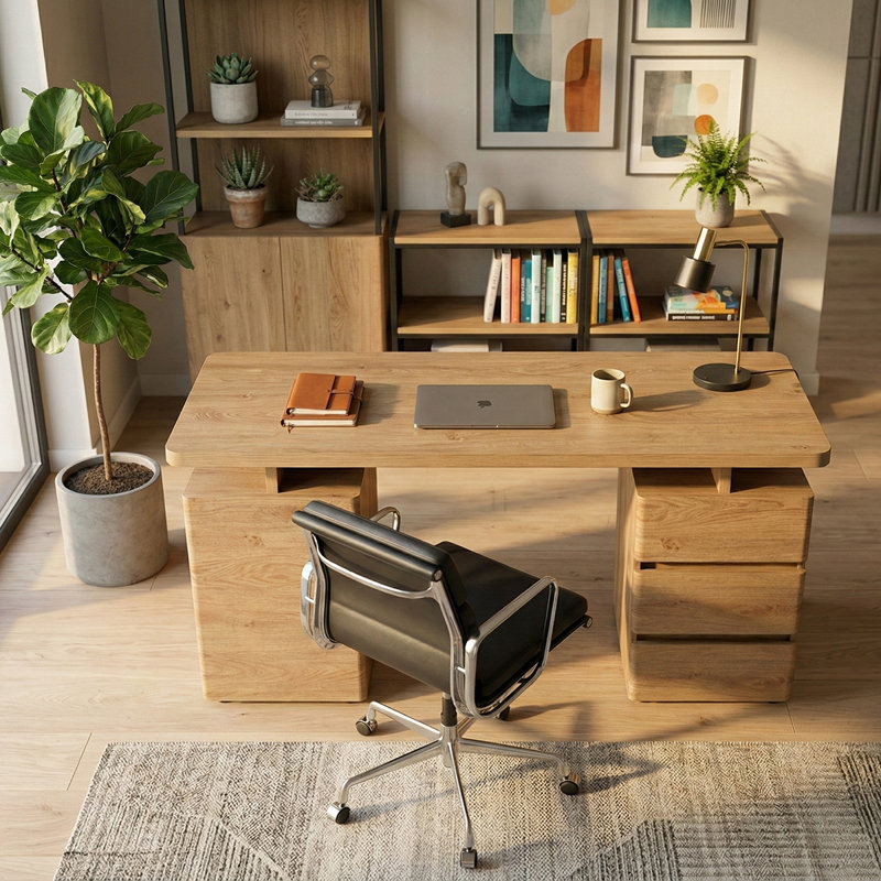 Hollice Writing Desk, Montana Oak