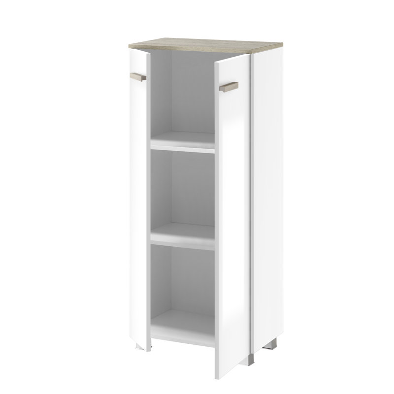 Georgeen Linen Cabinet, White