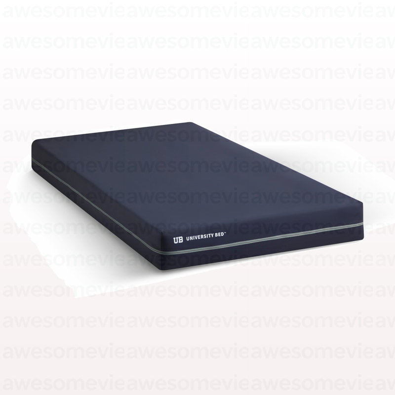 Protège-matelas 8 po University, simple, bleu marine, Simple