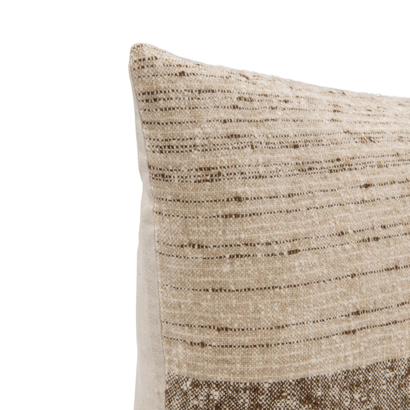Beryl Ombre Linen Blend Throw Pillow