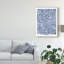 « berlin germany city map blue », impression sur toile tendue-105683202