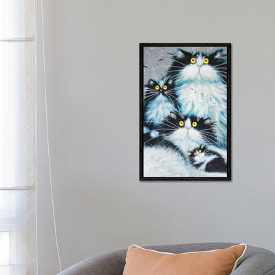 Family Of Fur by Kim Haskins - Print on Canvas