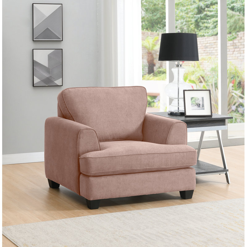 Upholstered Armchair, Flamingo