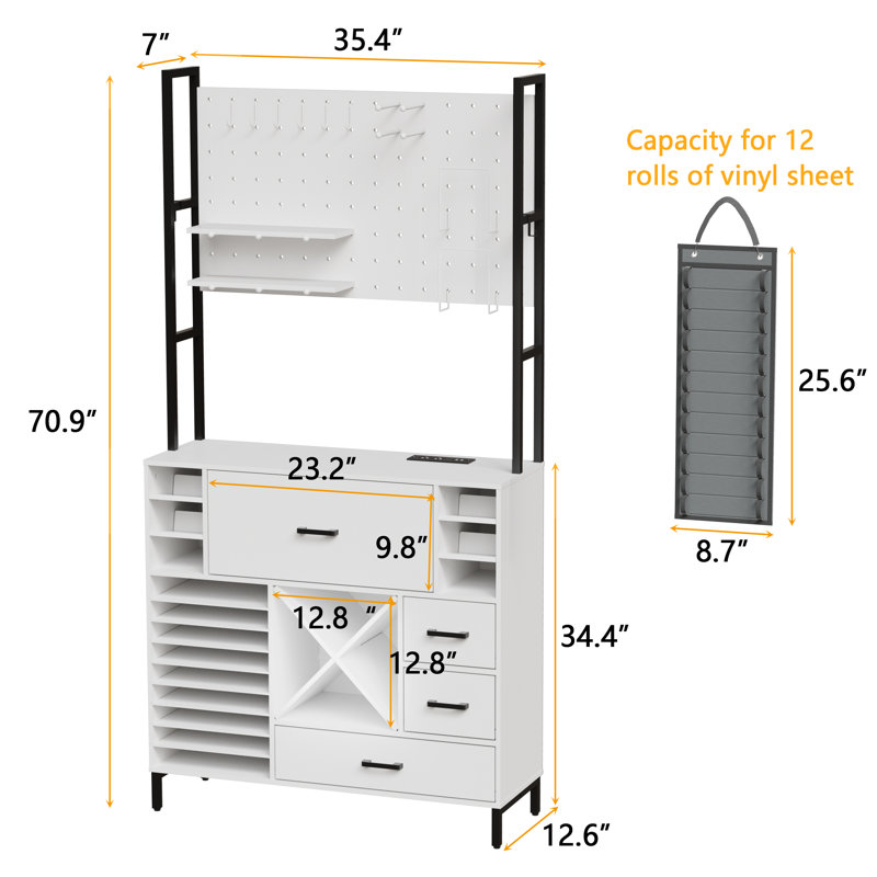 Organisateur de rangement Lubien Craft compatible avec les machines Cricut