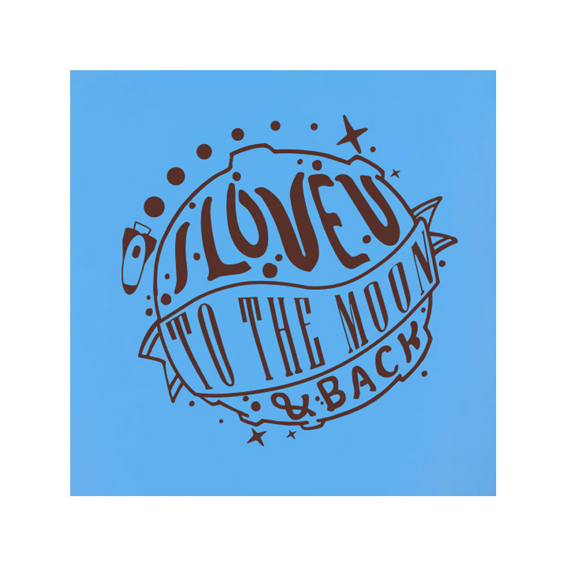 Non-Wall Damaging Wall Decal, Brown