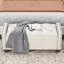 Banc de rangement rembourré en velours Maxxton-1781864038