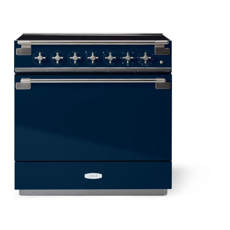Elise 36" 4.5 Cubic Feet Induction Freestanding Convection Range, Indigo