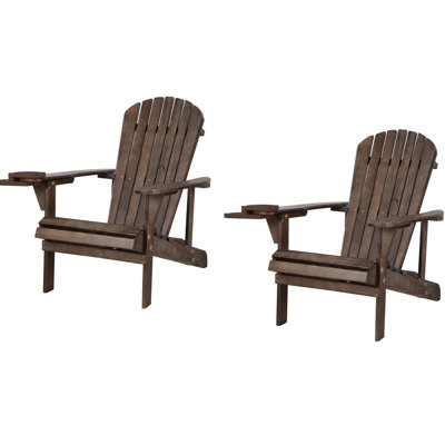 Chaise Adirondack en bois massif Colyn