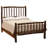 Fireside Lodge Hickory Log Traditional Bed - Double - Cinnamon-807412079-814152891