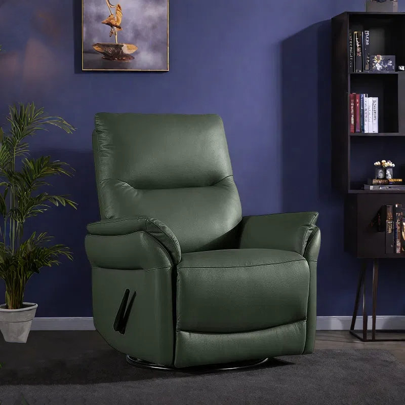 Quality fashion sofa casual rotating recliner, Green