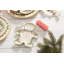 Holiday Gingerbread Man Bread and Butter Plate