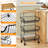 Kitchen Island Cart With Wheels Rolling Storage Cart With Wooden Top, Heavy Duty Steel Utility Cart With Convertible Base For Kitchen And Pantry Organization-792604298