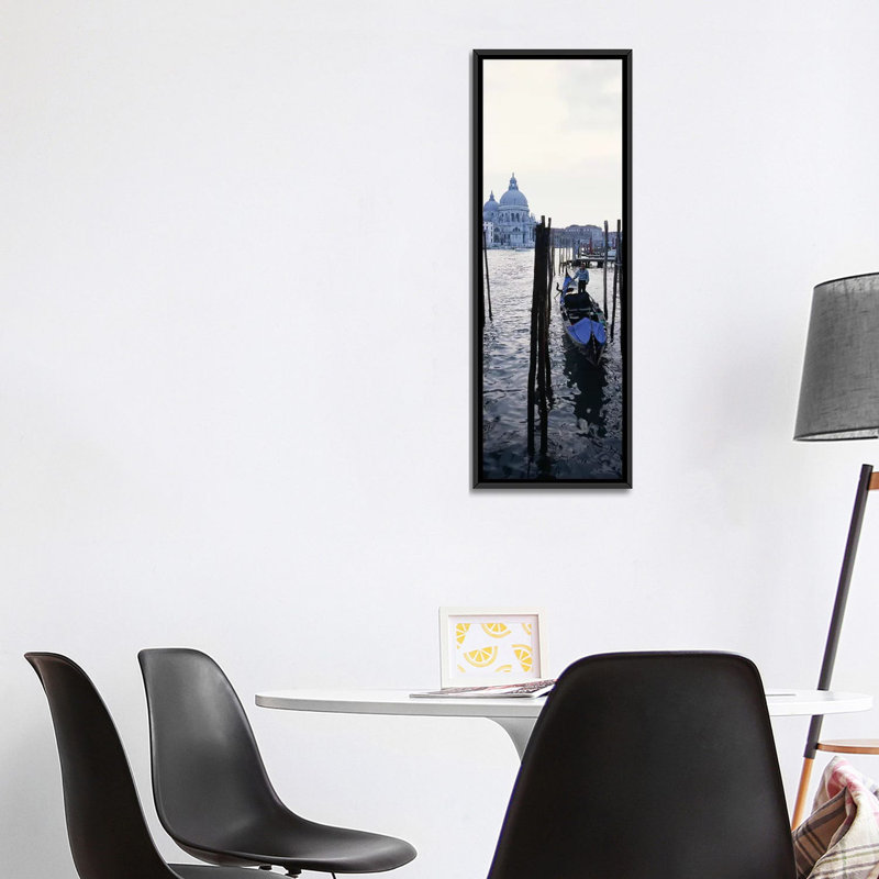 Reproduction d’art sur toile tendue santa maria della salute, venice, italie, H 48 po x l 16 po x P 1,5 po
