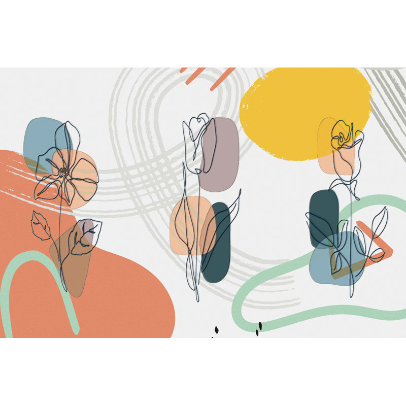 Floral Delight 200 - Impression sur toile tendue, H 12 po x l 18 po x P 1,5 po