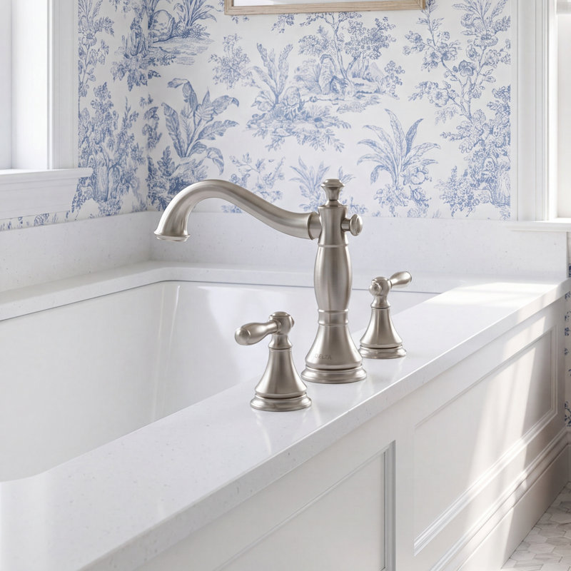 Cassidy™ Deck Mounted Roman Tub Faucet Trim, Brilliance Stainless