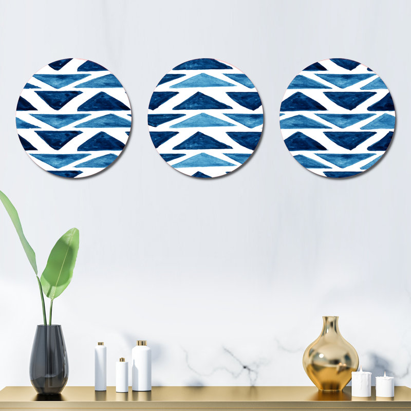 Abstract Wall Decor on Metal
