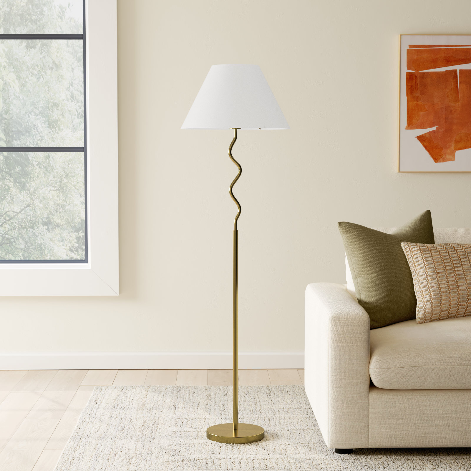 Hiram 62" Dimmable Floor Lamp