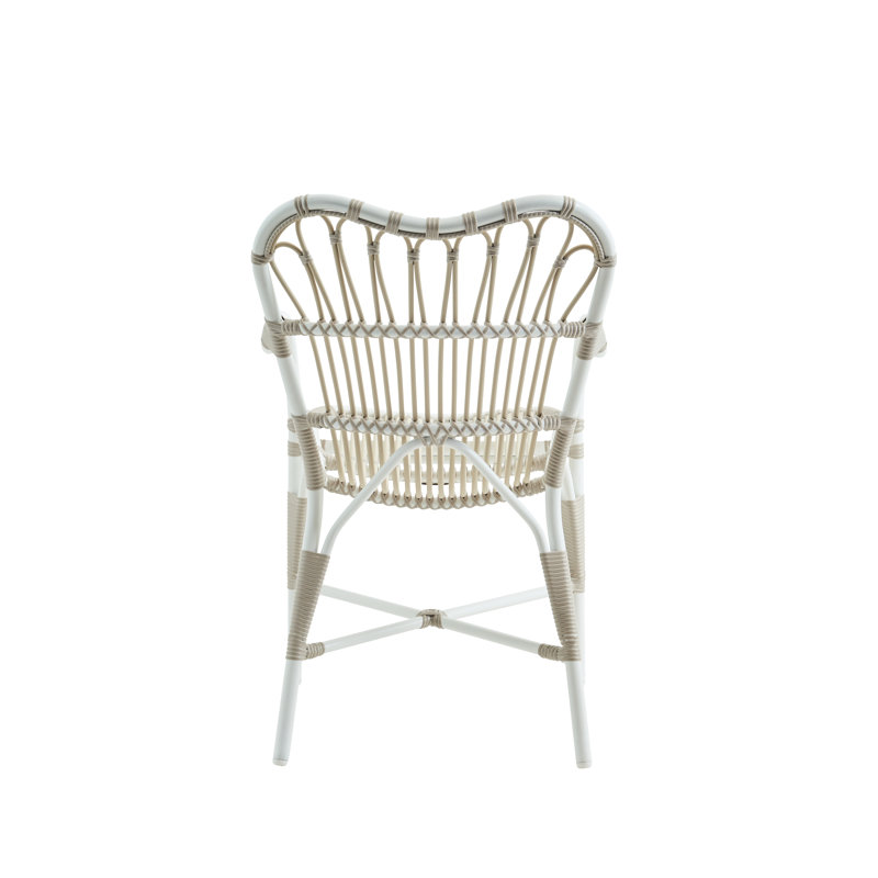 Elisabeth Patio Dining Chair, Dove White