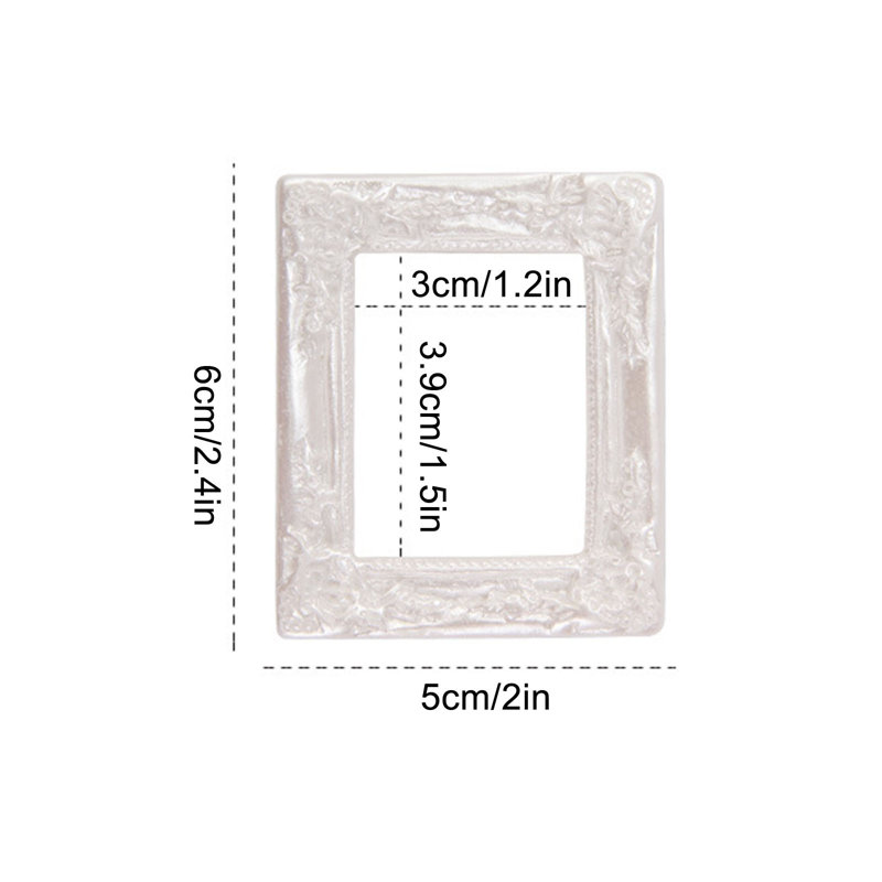 Rack Mini House Photo Frame, Blanc