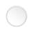 ARIEL Round Wooden Mirror 24" in White-1411901526-1411901523
