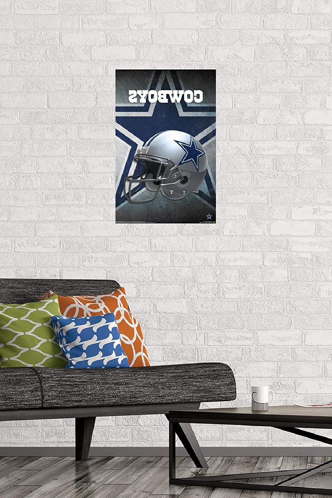 Dallas Cowboys Nfl Team Logo Grey Wooden Style Style Nice Gift