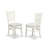 9 Piece Dining Set Includes a Rectangle Dining Room Table with Butterfly Leaf and 8 Linen Fabric Kitchen Chairs, Linen White-75815772-75815776