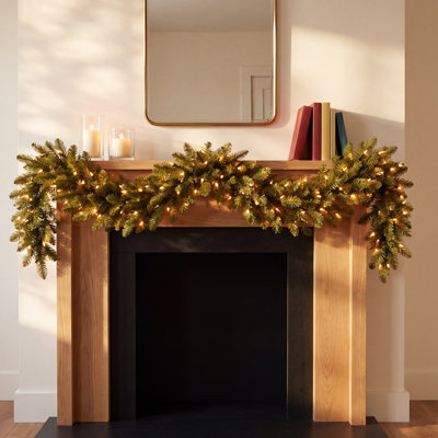 108" Pre-Lit Christmas Garland
