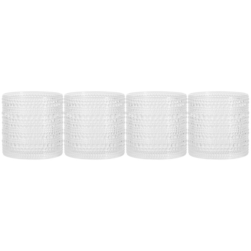 Ensemble de quatre verres à whisky 13 oz Halo