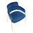 18.25'' H Velvet Upholstered Armchair-1767266239