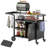 Dakota Fields Bar Cart with Metal Outer Material