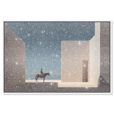 Lone Equestrian I Print by Oliver Gal