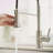 Kitchen Faucet With Pull Down Sprayer Stainless Steel Single Handle Pull Out Spring Sink Faucets-118388130
