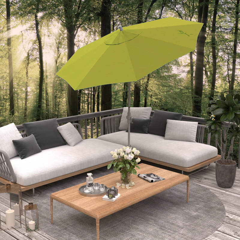 Parasol de marché 108 po Berberia, Toile Sunbrella® perroquet
