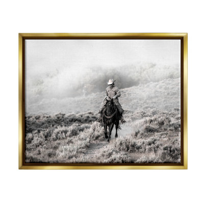 «Cowboy On Horse Country Plains» par Danita Delimont, photographie