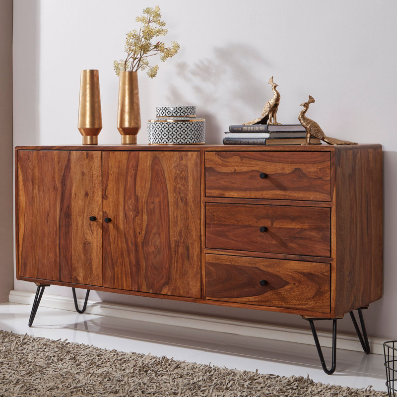 Nagata 145cm Solid Wood Sideboard