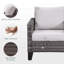 Chaise de patio avec coussins Nazime-59384244