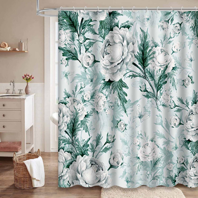 Magnifique décoration de papillons roses à l'aquarelle transparente avec 12 crochets, L 72 po x l 72 po