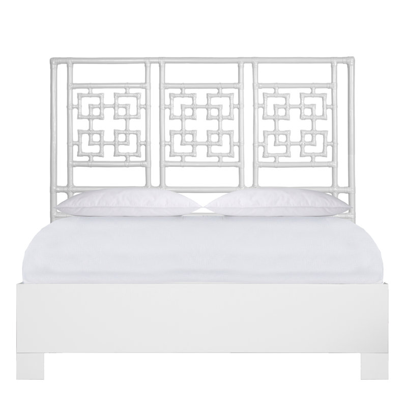 Lit standard bas Palm Springs, Grand, Blanc