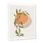 Abstrait soleil orange et lune avec feuille tropicale - impression sur toile-59536310-59536312